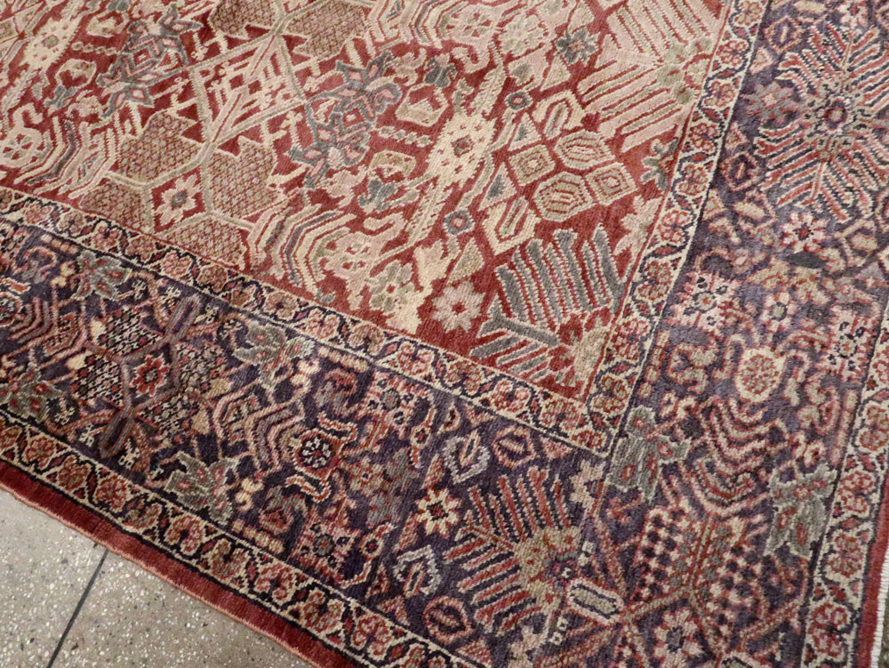Antique Persian Mahal Carpet, No.18090 - Galerie Shabab