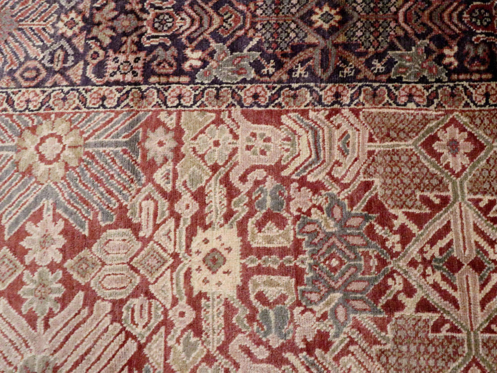 Antique Persian Mahal Carpet, No.18090 - Galerie Shabab