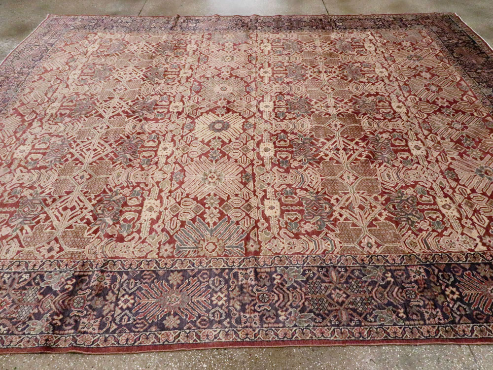 Antique Persian Mahal Carpet, No.18090 - Galerie Shabab