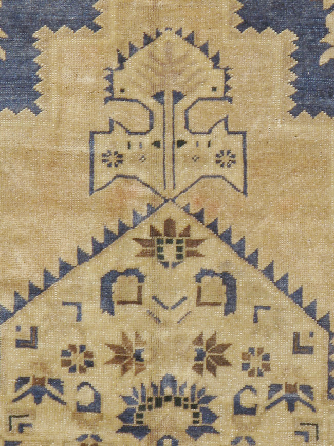 Vintage Turkish Oushak Carpet, No.18114 - Galerie Shabab