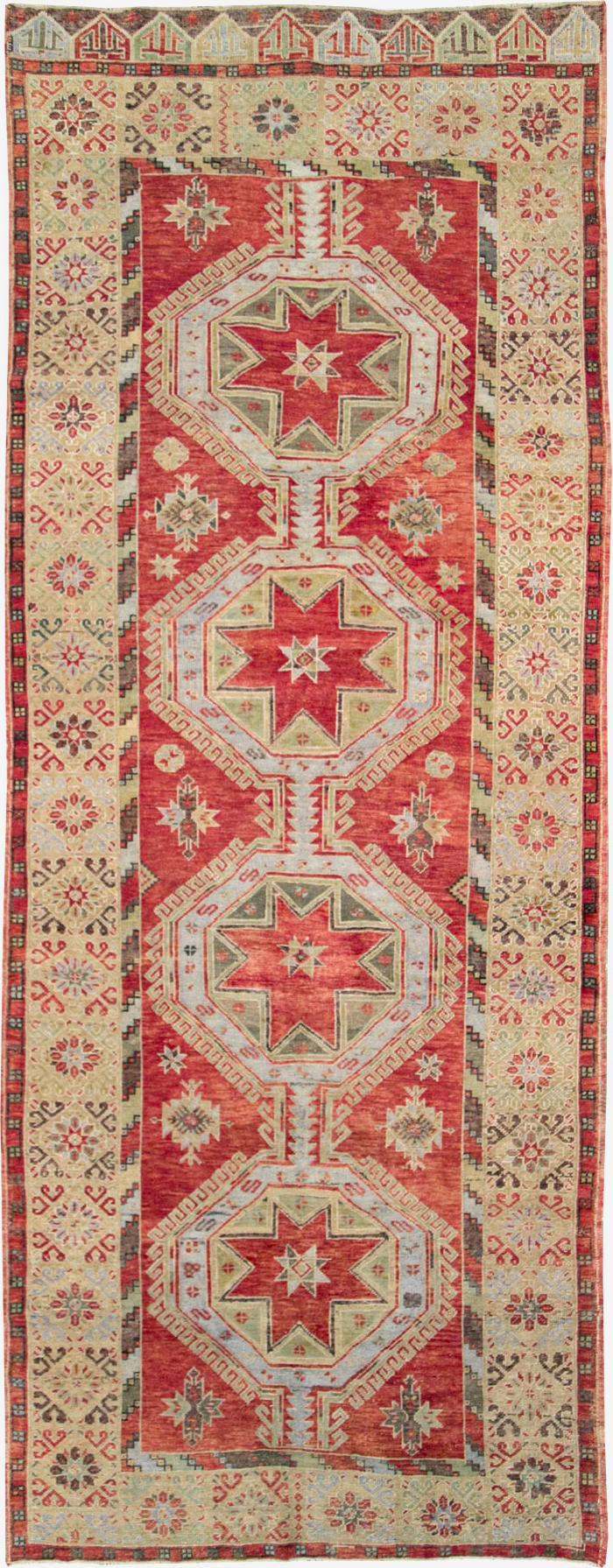 Vintage Turkish Oushak Rug, No.18121 - Galerie Shabab