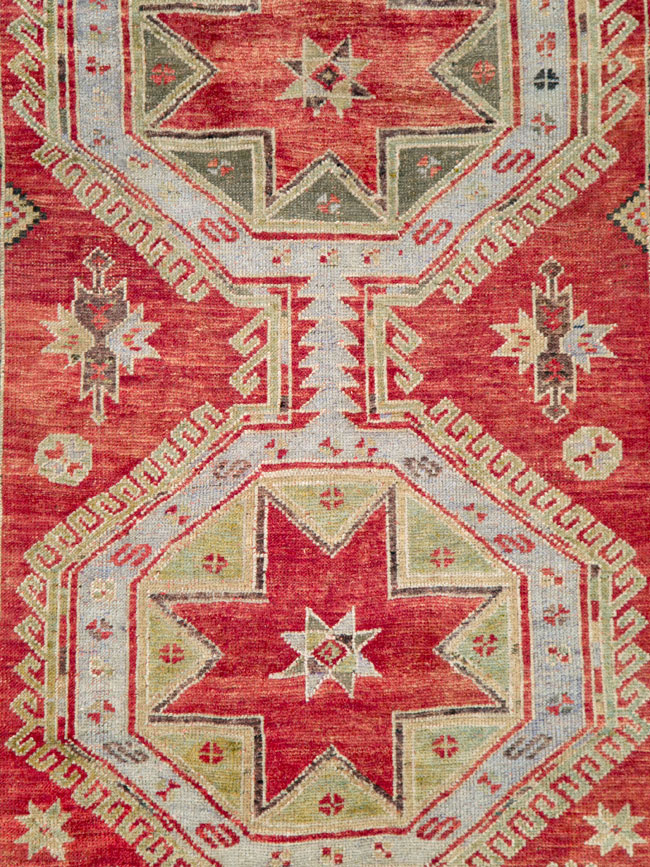 Vintage Turkish Oushak Rug, No.18121 - Galerie Shabab