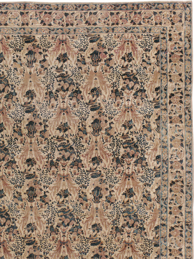 Antique Persian Lavar Kerman Carpet, No.18137 - Galerie Shabab