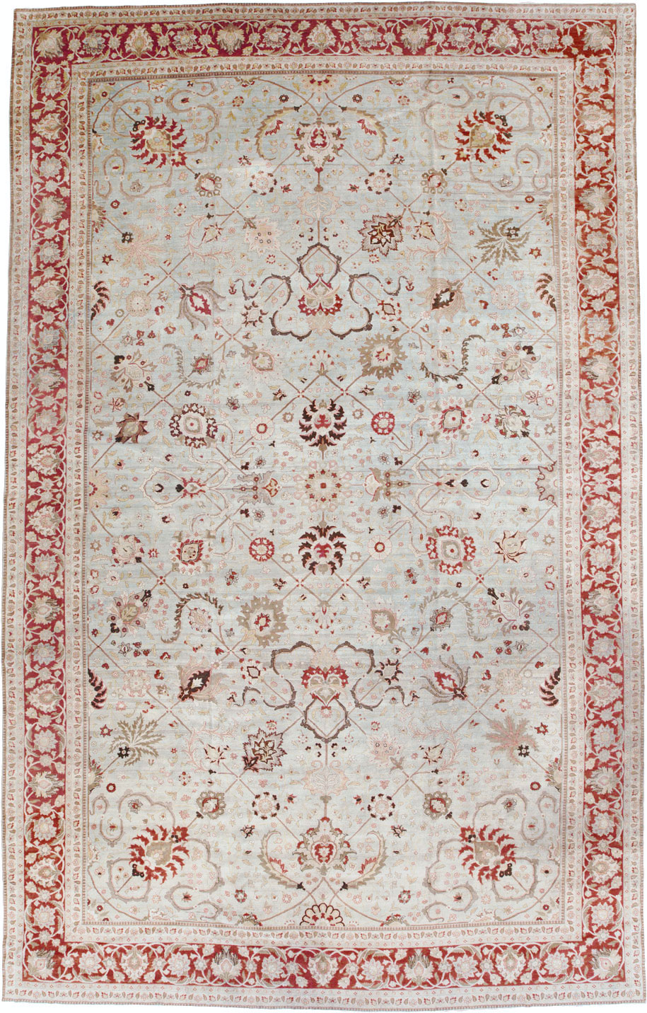 Antique Persian Tabriz Carpet, No.18141 - Galerie Shabab