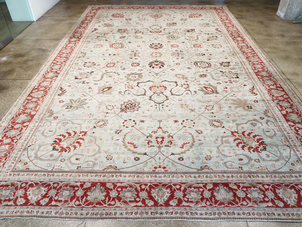 Antique Persian Tabriz Carpet, No.18141 - Galerie Shabab