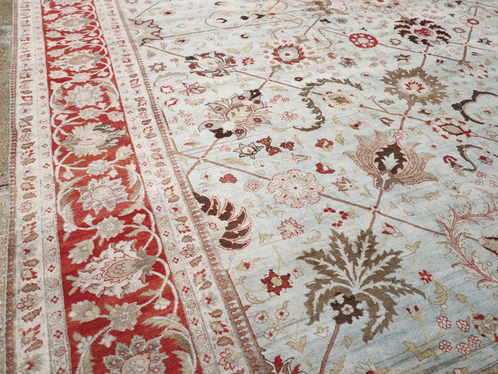 Antique Persian Tabriz Carpet, No.18141 - Galerie Shabab
