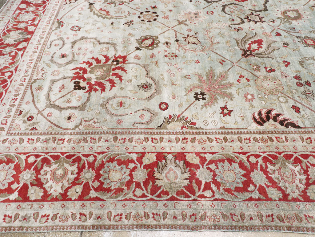 Antique Persian Tabriz Carpet, No.18141 - Galerie Shabab