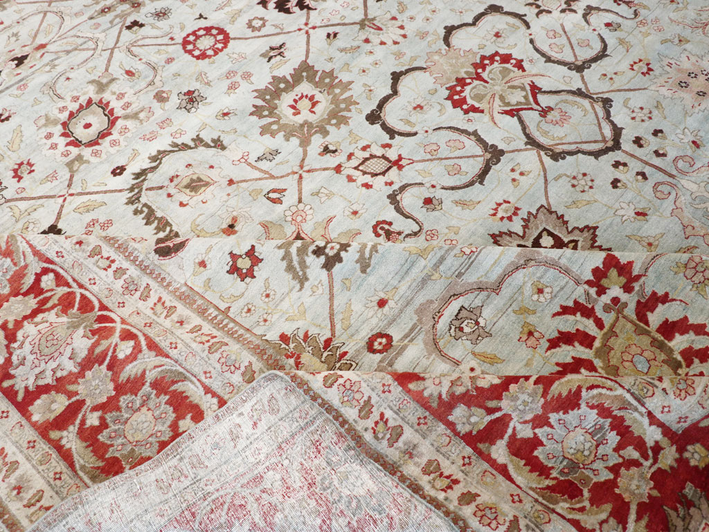 Antique Persian Tabriz Carpet, No.18141 - Galerie Shabab