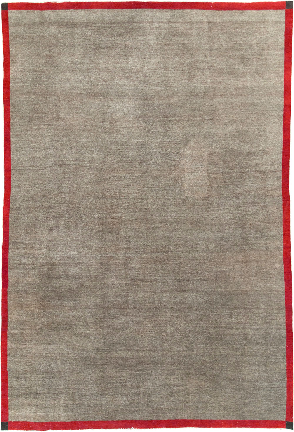 Art Deco Inspired Vintage Persian Mashad Room Size Carpet, No.18142 - Galerie Shabab