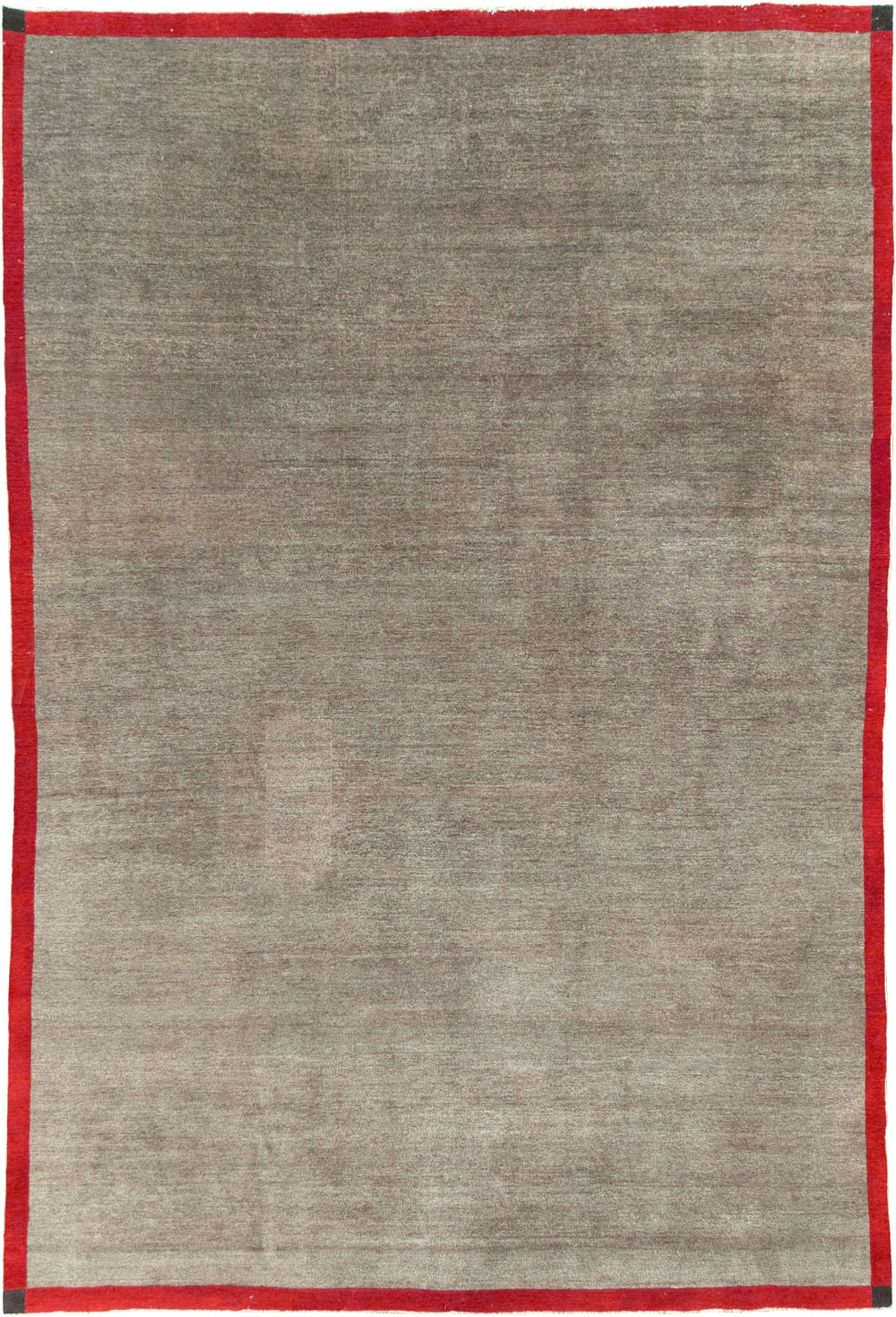 Art Deco Inspired Vintage Persian Mashad Room Size Carpet, No.18142 - Galerie Shabab
