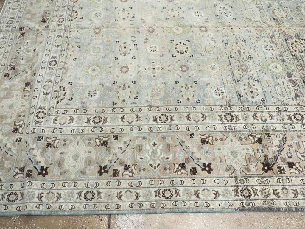 Antique Persian Tabriz Carpet, No.18147 - Galerie Shabab