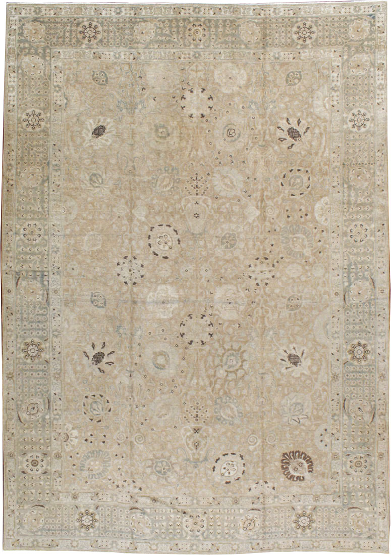Antique Persian Tabriz Carpet, No.18149 - Galerie Shabab