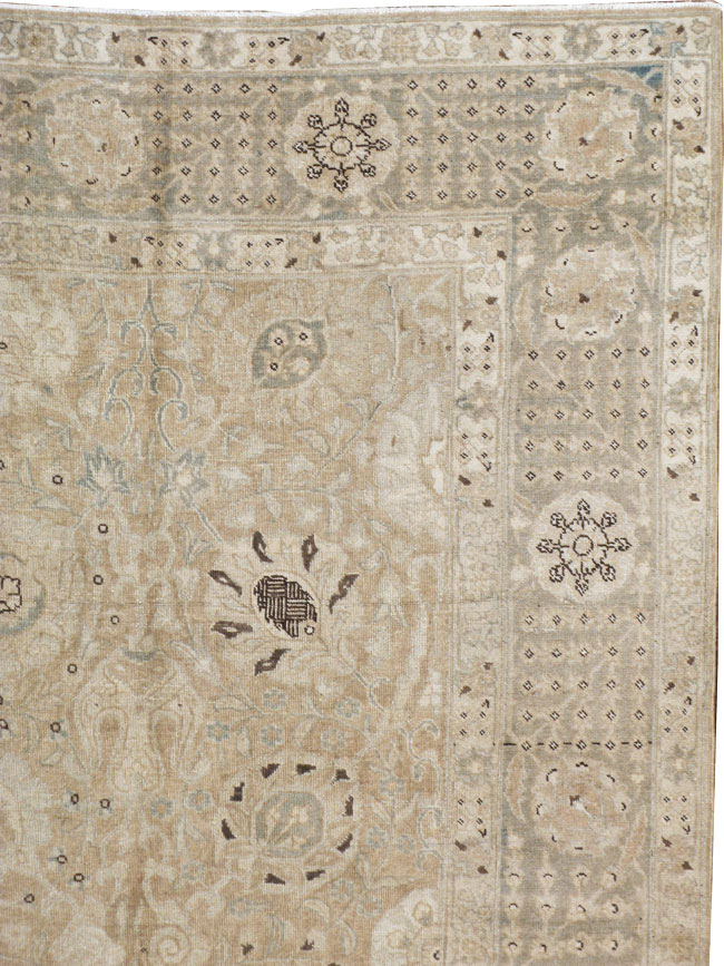 Antique Persian Tabriz Carpet, No.18149 - Galerie Shabab