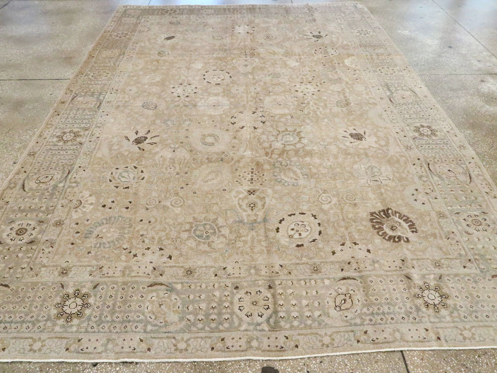 Antique Persian Tabriz Carpet, No.18149 - Galerie Shabab