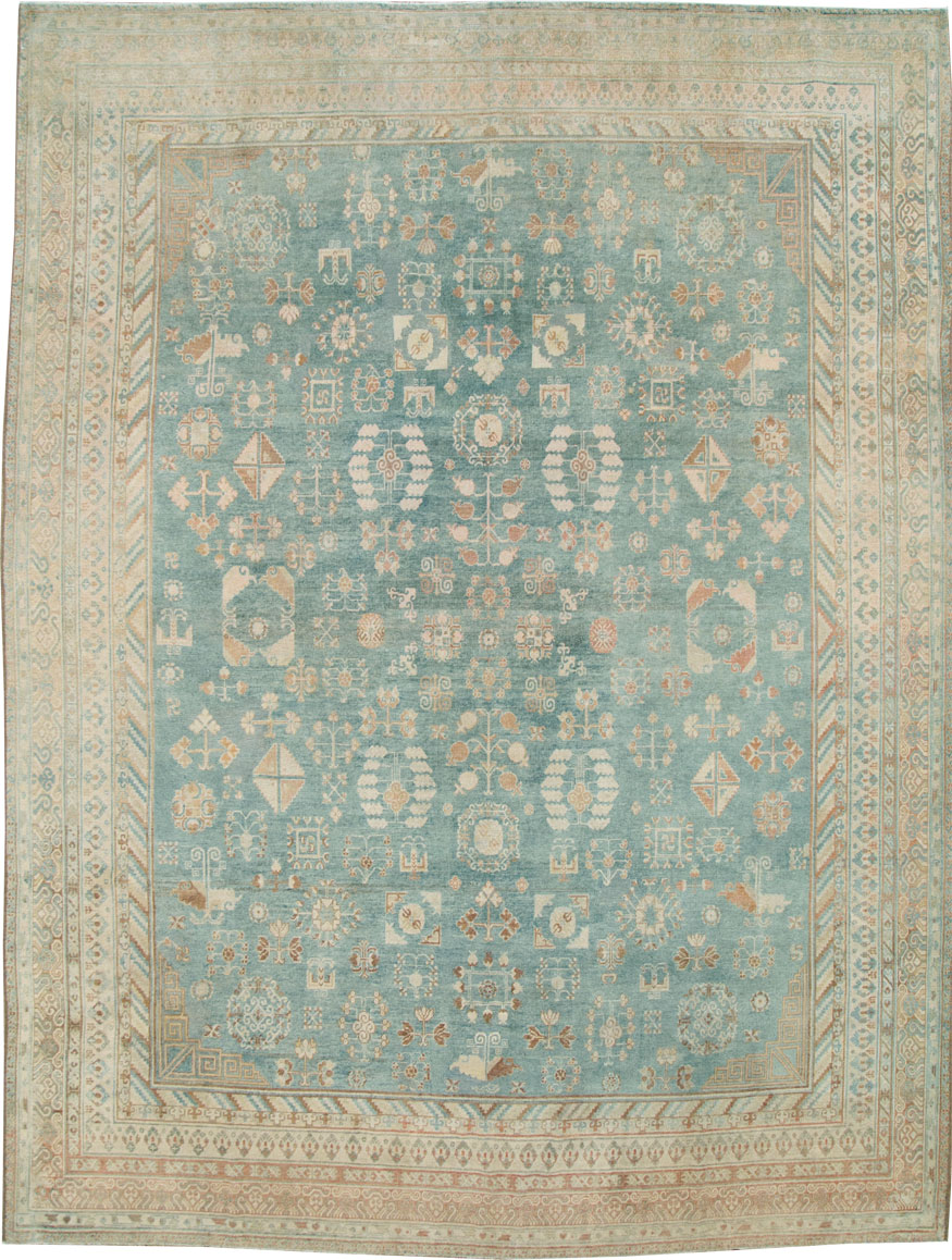 Antique East Turkestan Khotan Carpet, No.18156 - Galerie Shabab