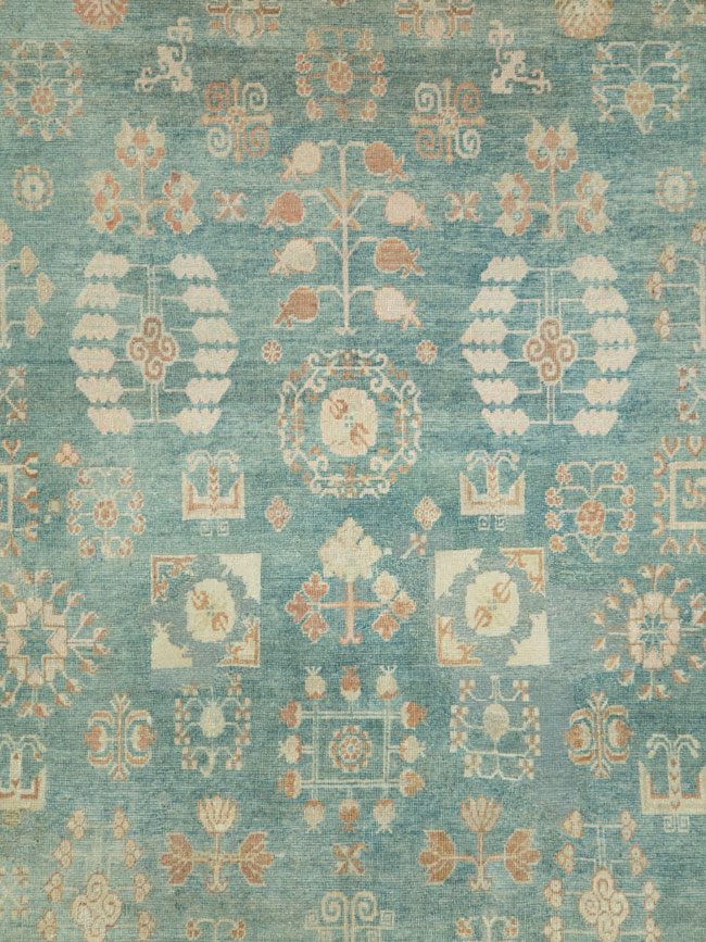 Antique East Turkestan Khotan Carpet, No.18156 - Galerie Shabab