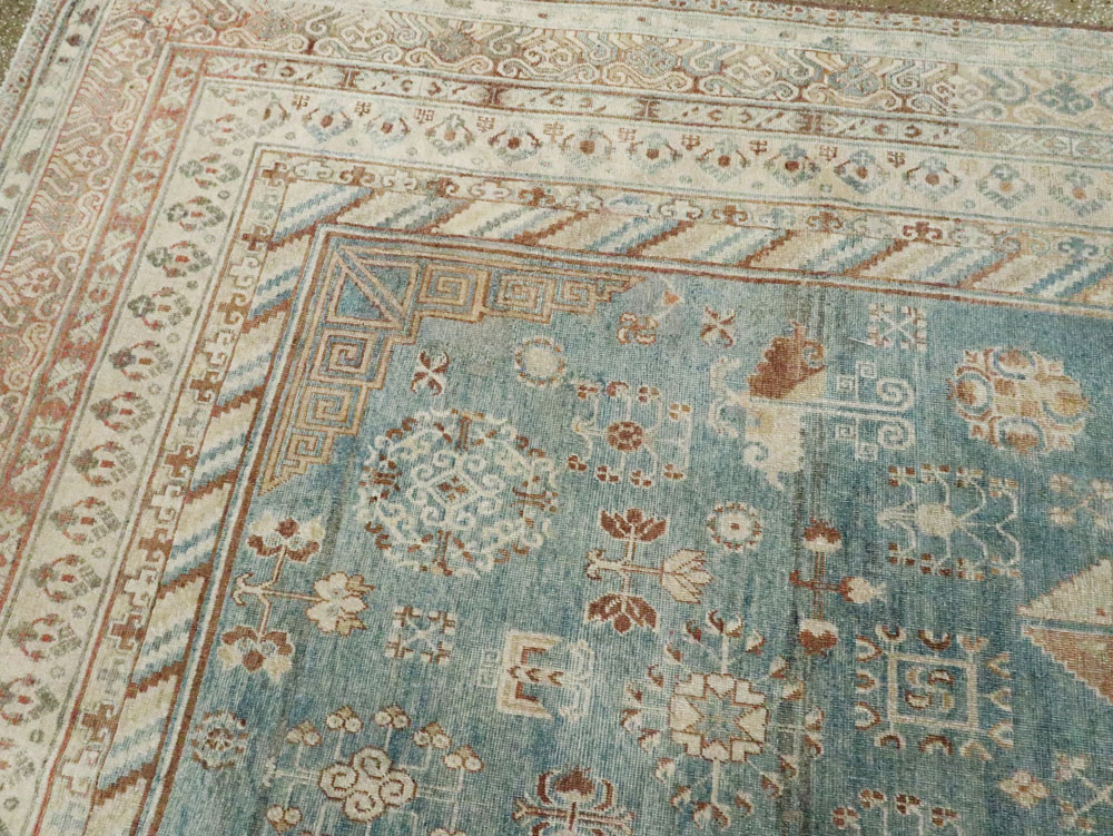 Antique East Turkestan Khotan Carpet, No.18156 - Galerie Shabab