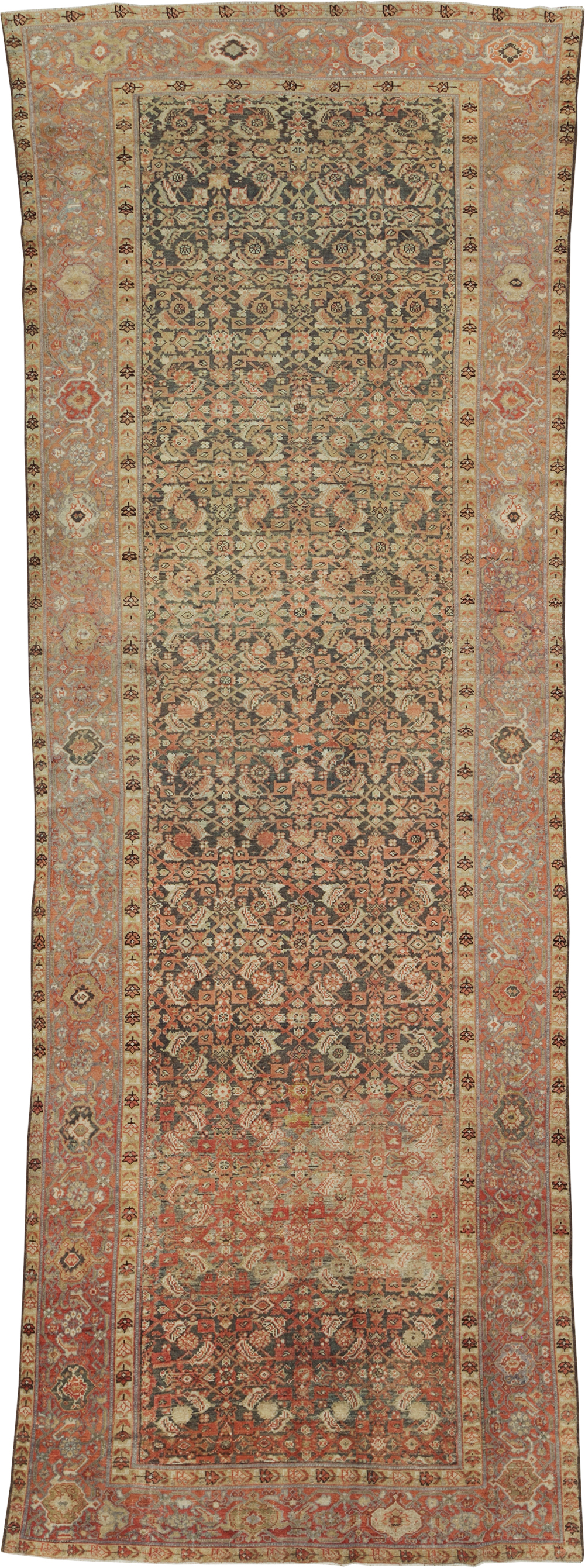 Antique Persian Malayer Long Gallery Carpet, No.18164 - Galerie Shabab
