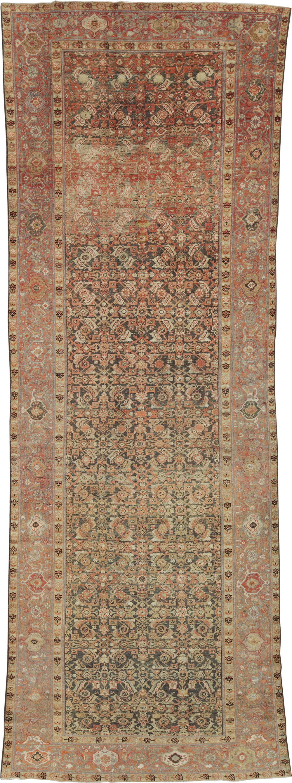 Antique Persian Malayer Long Gallery Carpet, No.18164 - Galerie Shabab