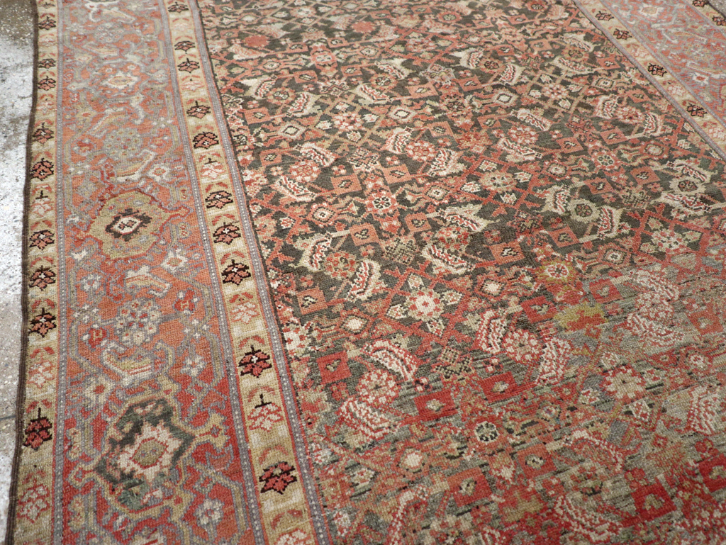 Antique Persian Malayer Long Gallery Carpet, No.18164 - Galerie Shabab