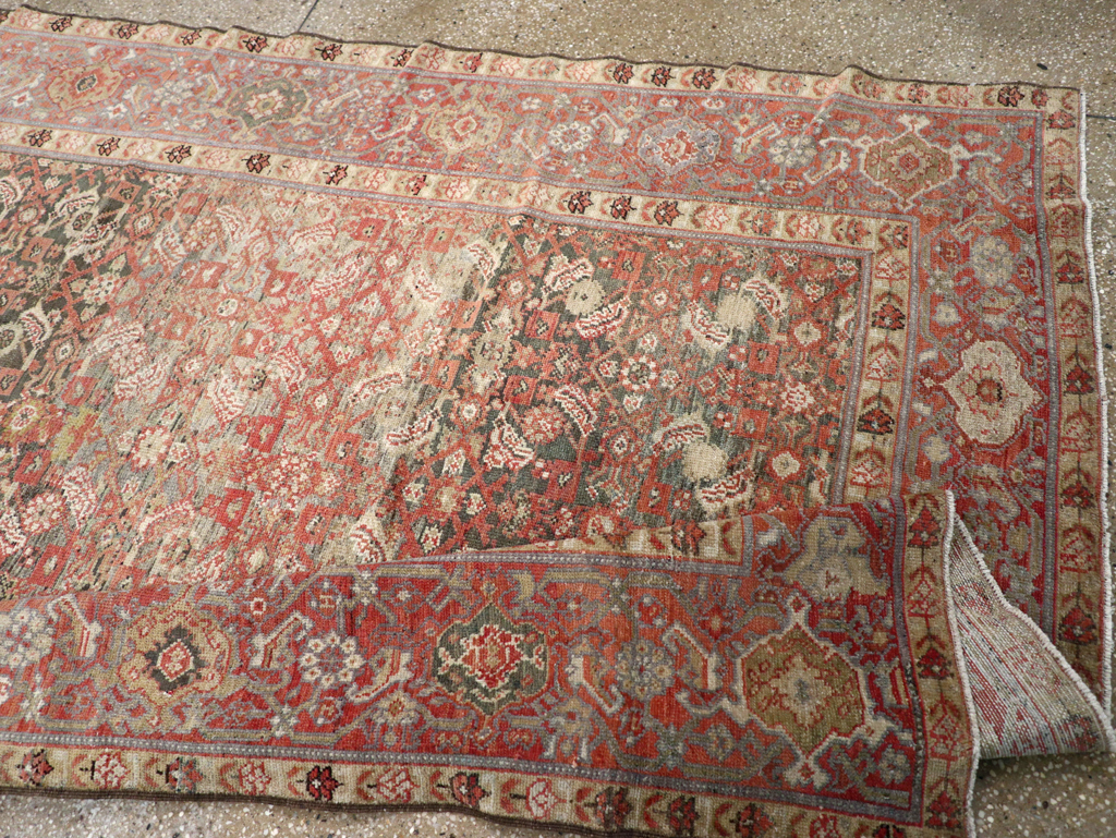 Antique Persian Malayer Long Gallery Carpet, No.18164 - Galerie Shabab