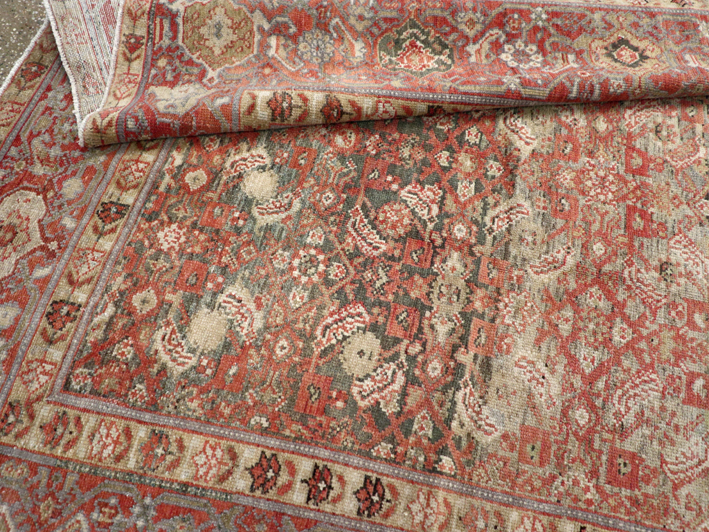 Antique Persian Malayer Long Gallery Carpet, No.18164 - Galerie Shabab
