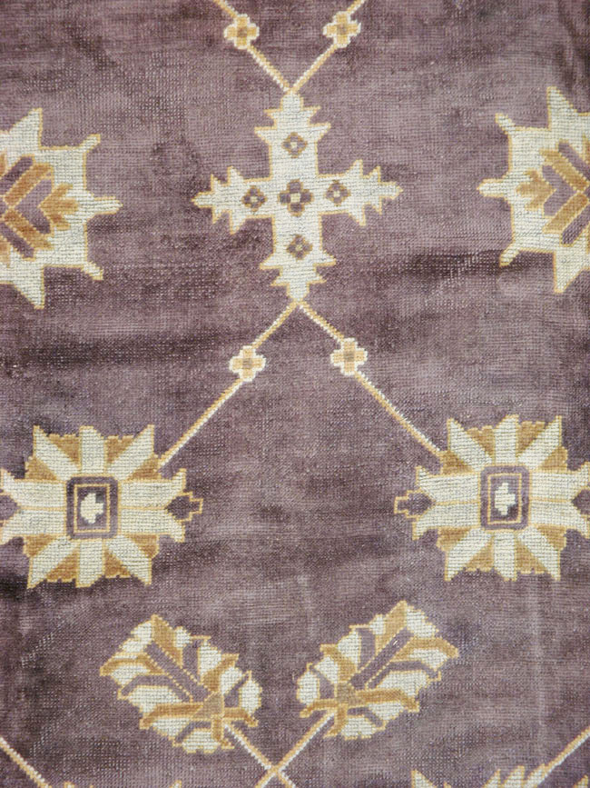 Vintage Turkish Oushak Carpet, No.18165 - Galerie Shabab