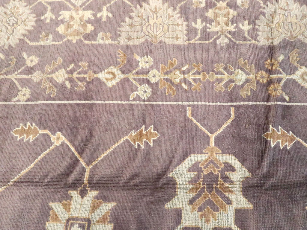 Vintage Turkish Oushak Carpet, No.18165 - Galerie Shabab
