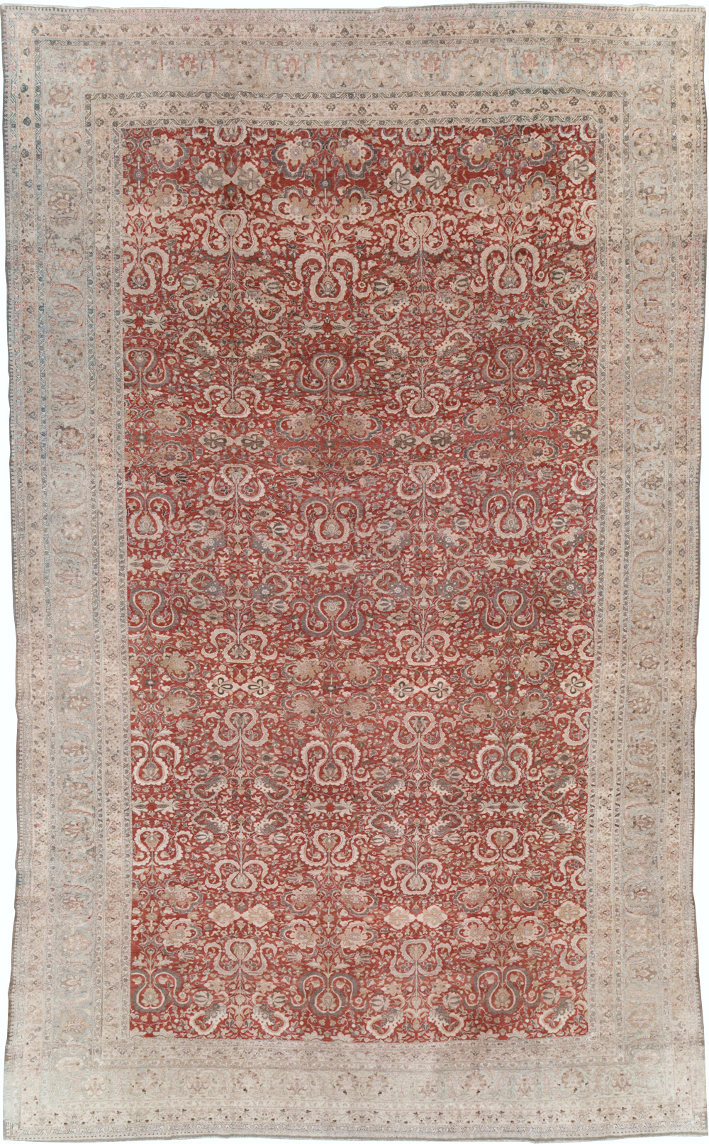 Antique Persian Tabriz Rug, No.18167 - Galerie Shabab
