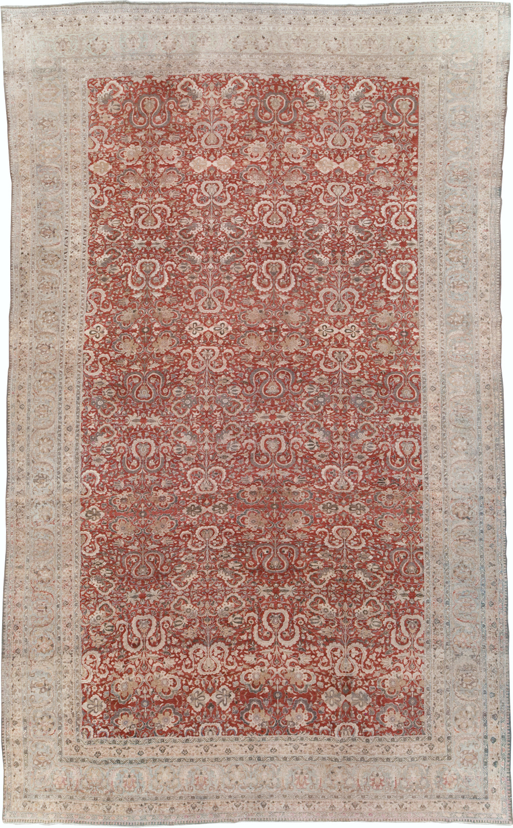 Antique Persian Tabriz Rug, No.18167 - Galerie Shabab