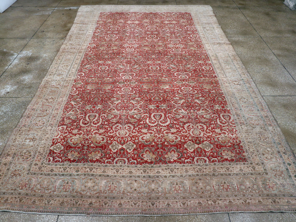 Antique Persian Tabriz Rug, No.18167 - Galerie Shabab