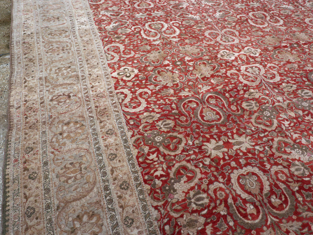 Antique Persian Tabriz Rug, No.18167 - Galerie Shabab