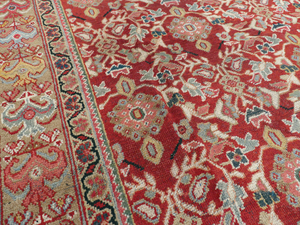 Vintage Persian Mahal Accent Carpet, No.18178 - Galerie Shabab