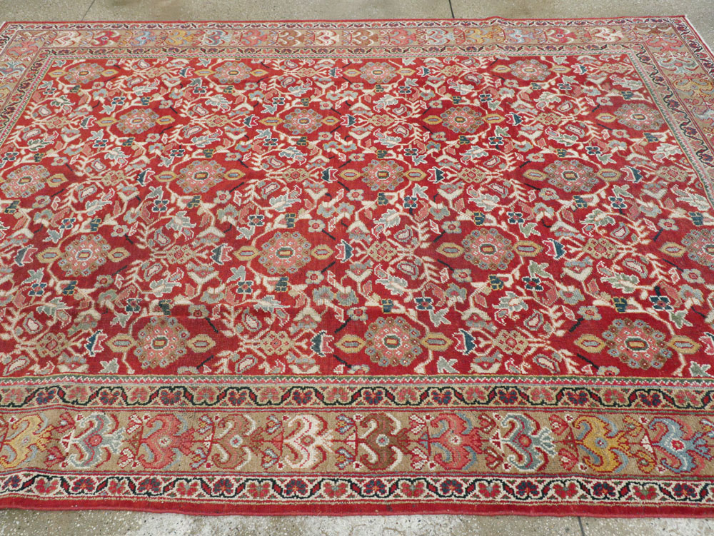 Vintage Persian Mahal Accent Carpet, No.18178 - Galerie Shabab