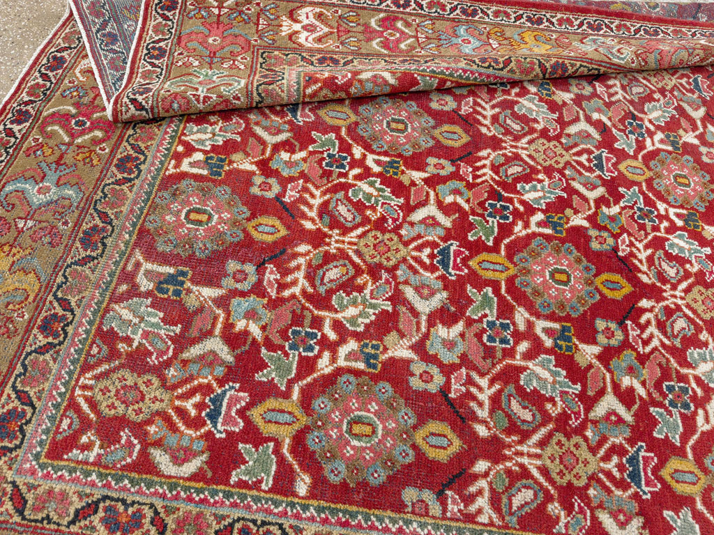Vintage Persian Mahal Accent Carpet, No.18178 - Galerie Shabab