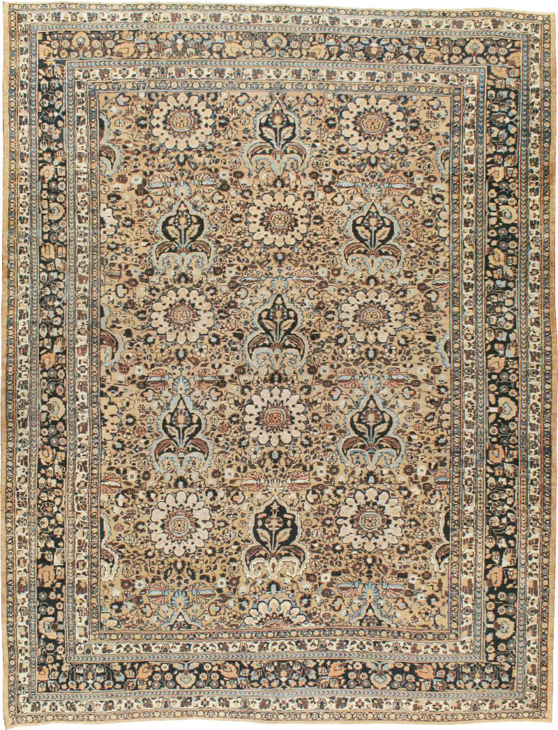 Antique Persian Mashad Carpet, No.18181 - Galerie Shabab