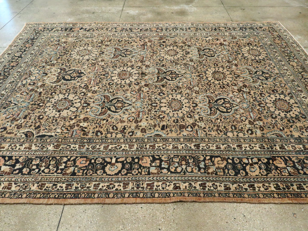 Antique Persian Mashad Carpet, No.18181 - Galerie Shabab