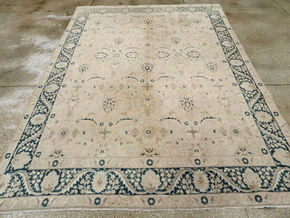 Antique Persian Tabriz Carpet, No.18182 - Galerie Shabab