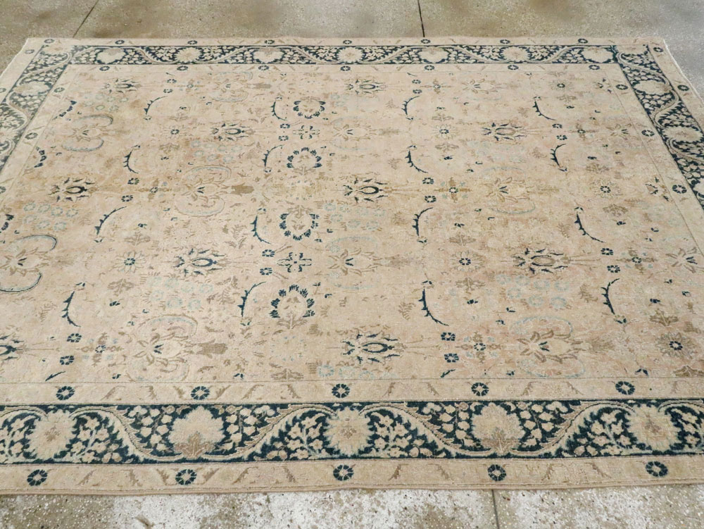 Antique Persian Tabriz Carpet, No.18182 - Galerie Shabab