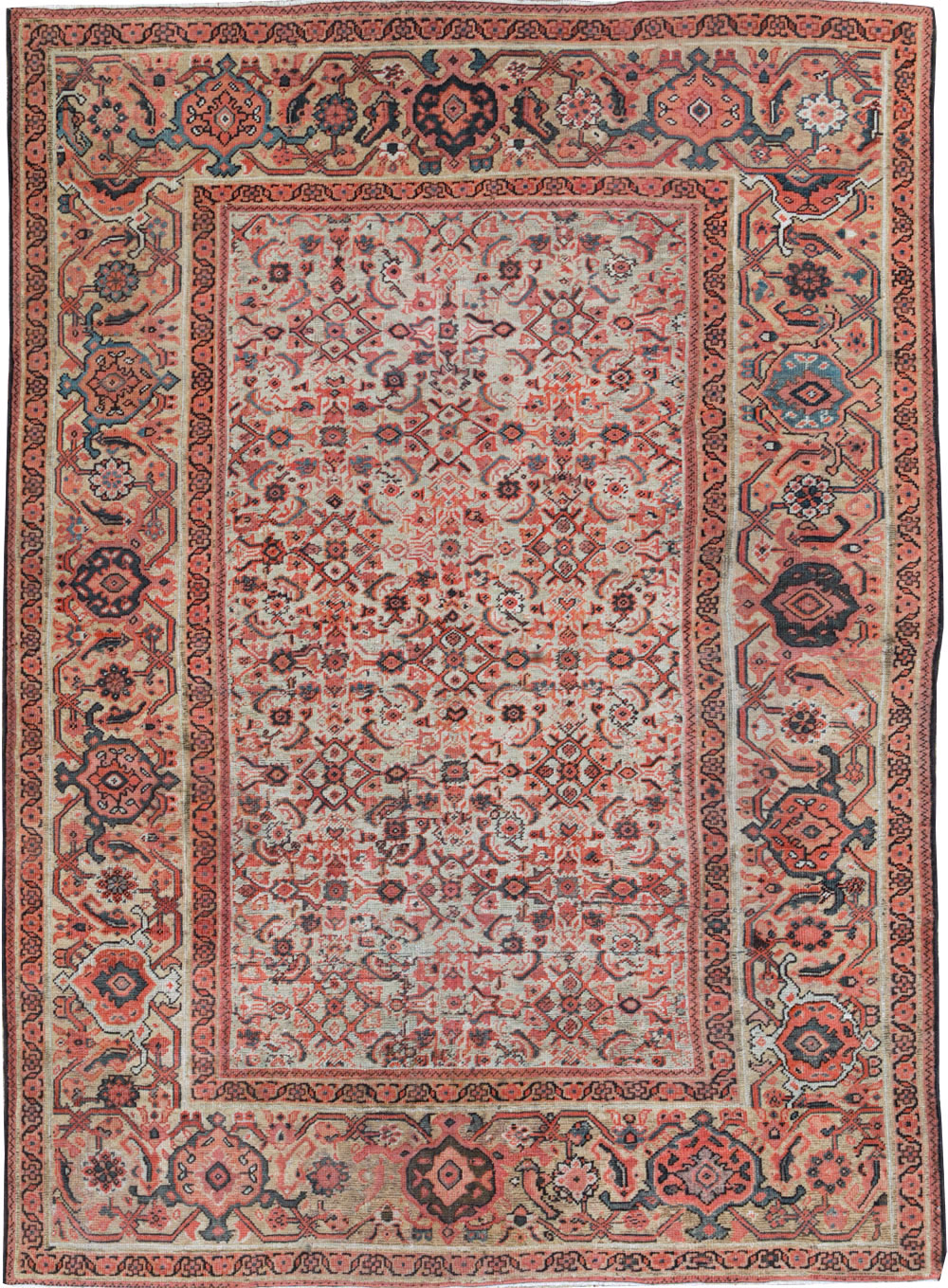 Antique Persian Mahal Carpet, No.18195 - Galerie Shabab