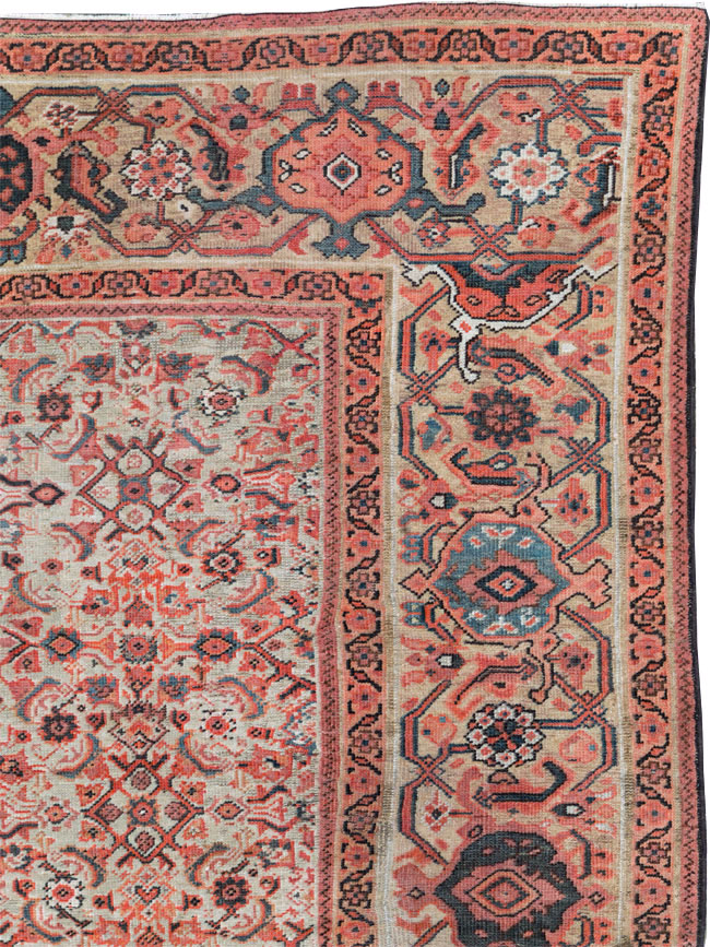 Antique Persian Mahal Carpet, No.18195 - Galerie Shabab
