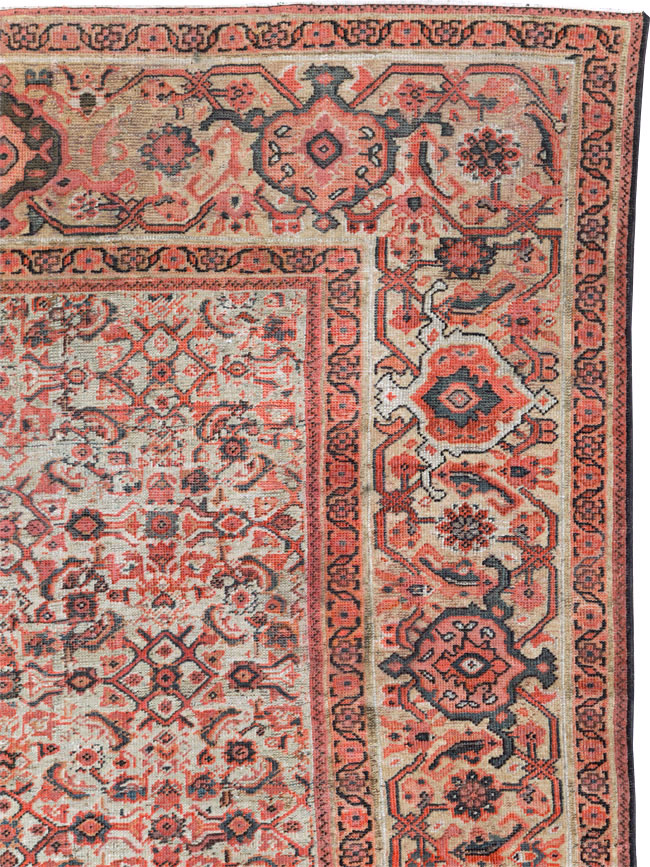 Antique Persian Mahal Carpet, No.18195 - Galerie Shabab