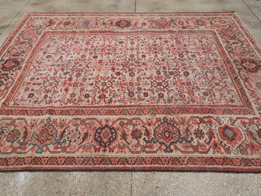 Antique Persian Mahal Carpet, No.18195 - Galerie Shabab