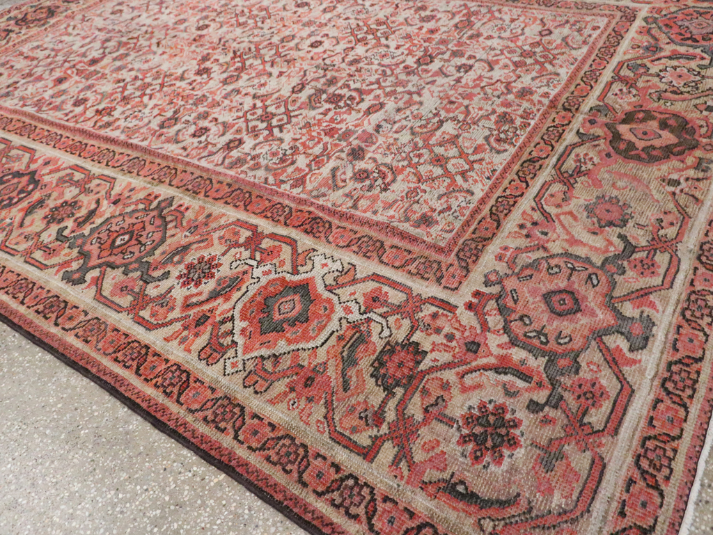 Antique Persian Mahal Carpet, No.18195 - Galerie Shabab