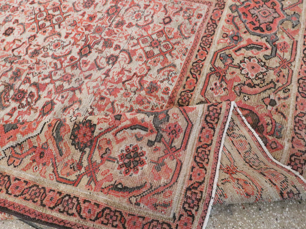 Antique Persian Mahal Carpet, No.18195 - Galerie Shabab