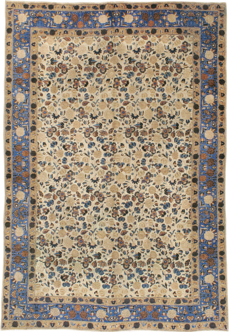 Antique Persian Tabriz Carpet, No.18196 - Galerie Shabab