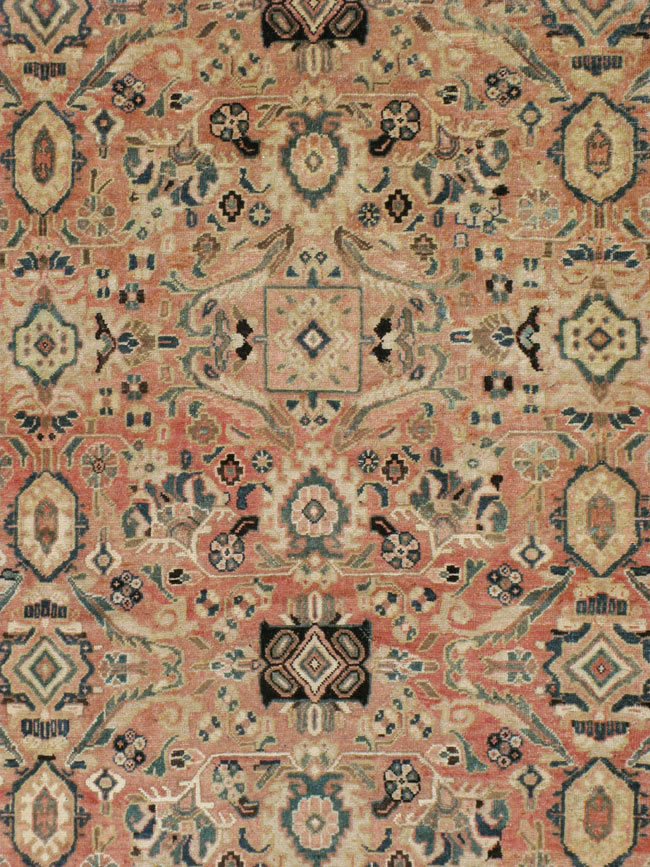 Antique Persian Mahal Carpet, No.18198 - Galerie Shabab