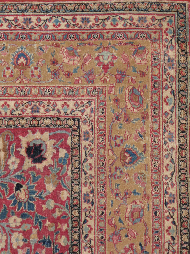 Antique Mahal Carpet, No.18200 - Galerie Shabab