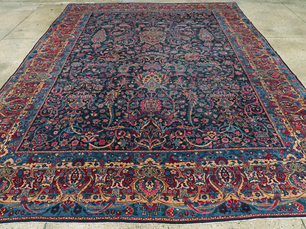 Antique Persian Lavar Kerman Carpet, No.18202 - Galerie Shabab