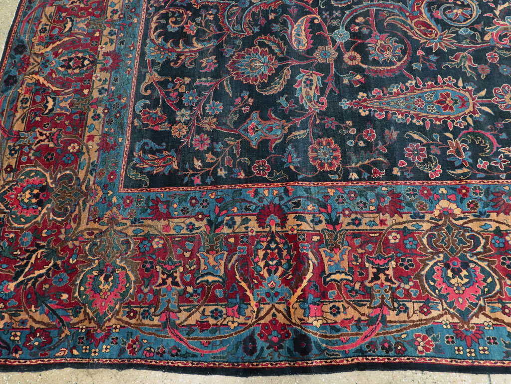 Antique Persian Lavar Kerman Carpet, No.18202 - Galerie Shabab